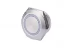 Nút nhấn ngắn inox 19mm có Led